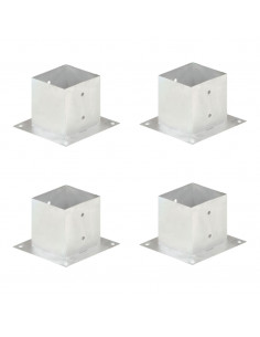Ancoraggi Pali 4 pz in Metallo Zincato 141 mm 2