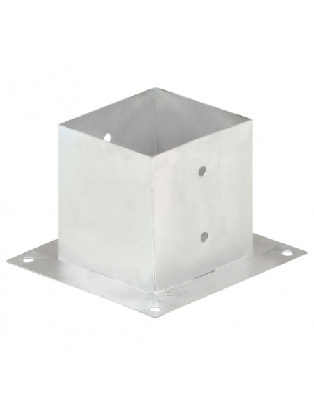 Ancoraggi Pali 4 pz in Metallo Zincato 141 mm