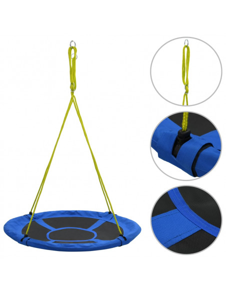 Altalena 110 cm 100 kg Blu