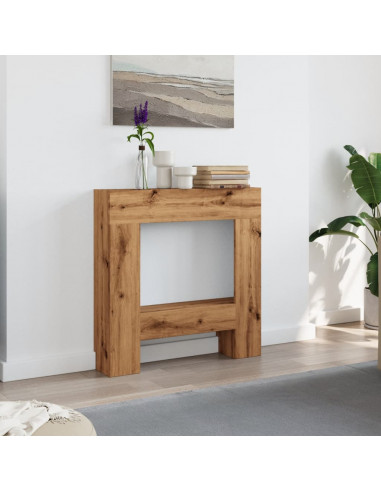 Cornice per Camino Rovere Artigianale 81x18x82 cm Truciolato