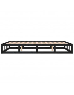 Giroletto Nero 135x190 cm Double in legno Massello