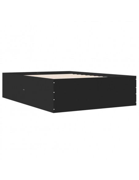 Giroletto Nero 135x190 cm in Legno Multistrato