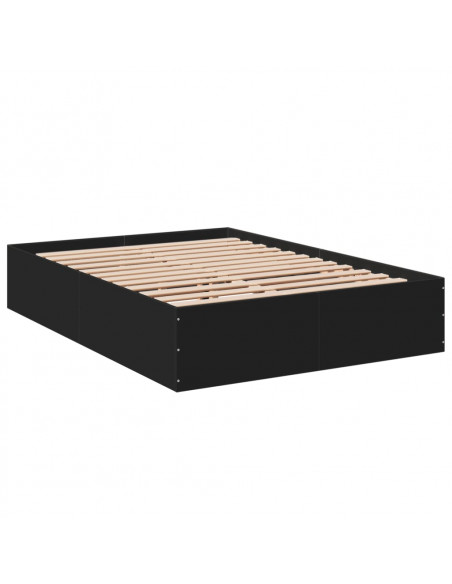 Giroletto Nero 135x190 cm in Legno Multistrato