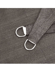 Vela Parasole 160 g/m² Antracite 4x4 m in HDPE