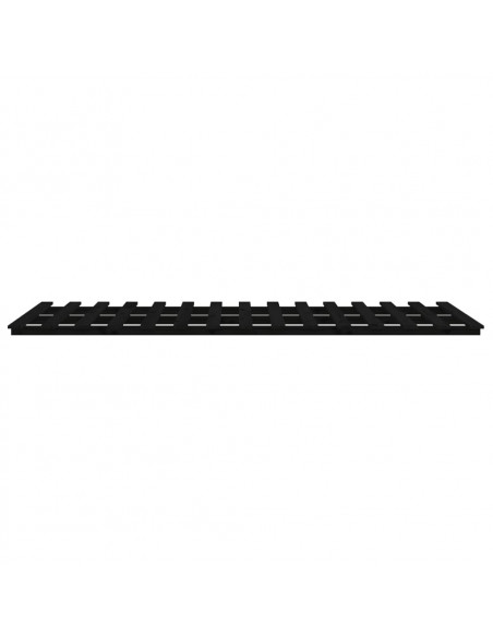 Giroletto Nero 150x200 cm in Legno Massello di Pino