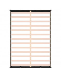 Giroletto Nero 160x200 cm in Legno Massello