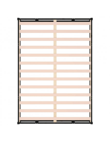 Giroletto Nero 160x200 cm in Legno Massello