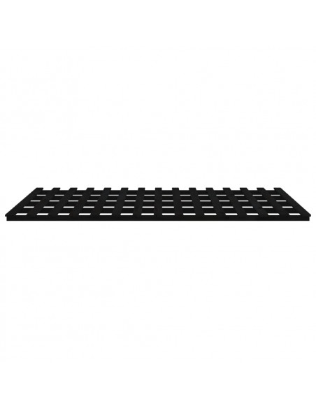 Giroletto Nero 160x200 cm in Legno Massello di Pino
