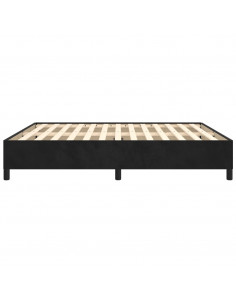 Giroletto Nero 160x200 cm in Velluto