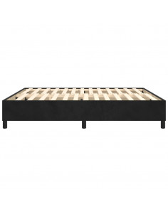 Giroletto Nero 160x200 cm in Velluto