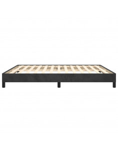 Giroletto Nero 160x200 cm in Velluto