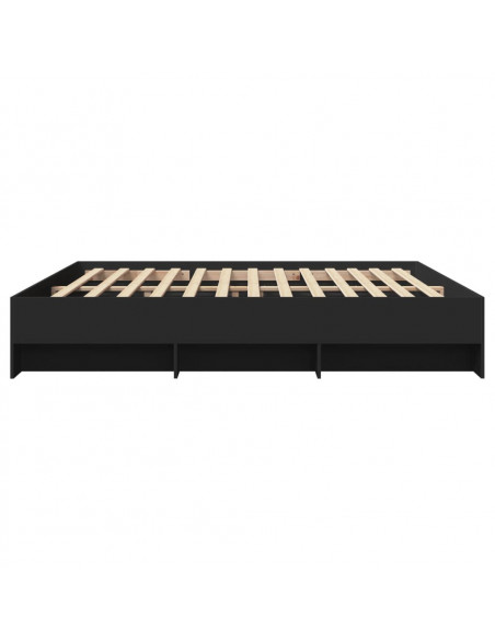 Giroletto Nero 180x200 cm in Legno Multistrato