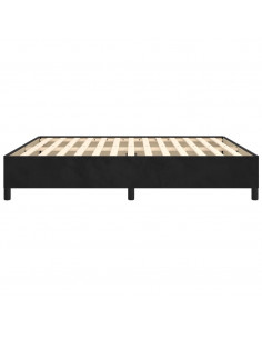 Giroletto Nero 180x200 cm in Velluto