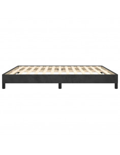 Giroletto Nero 180x200 cm in Velluto