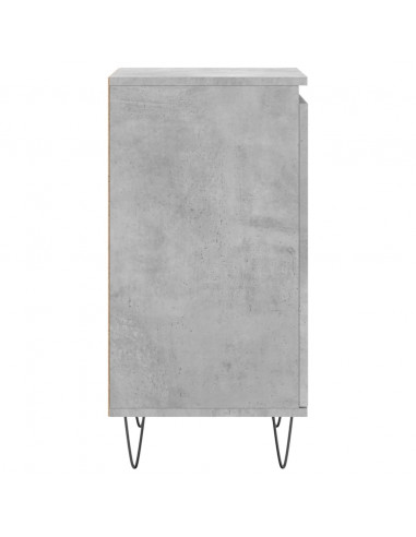 Credenza Grigio Cemento 40x35x70 cm in Legno Multistrato
