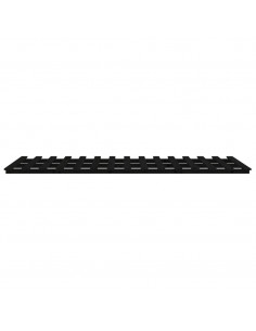 Giroletto Nero 90x190 cm in Legno Massello di Pino