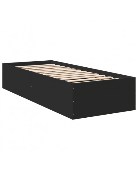 Giroletto Nero 90x190 cm in Legno Multistrato