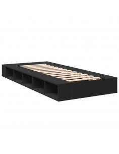 Giroletto Nero 90x190 cm in Legno Multistrato