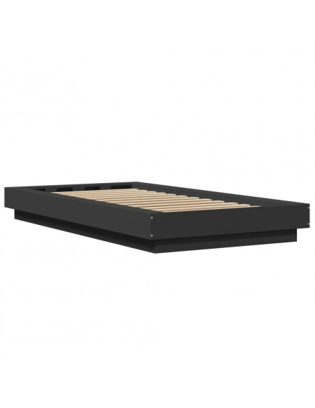 Giroletto Nero 90x190 cm in Legno Multistrato