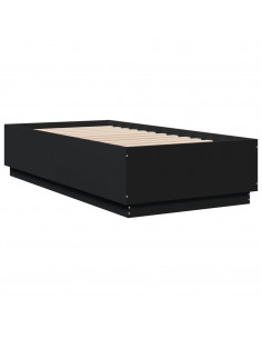 Giroletto Nero 90x190 cm in Legno Multistrato