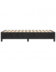 Giroletto Nero 90x190 cm in Velluto