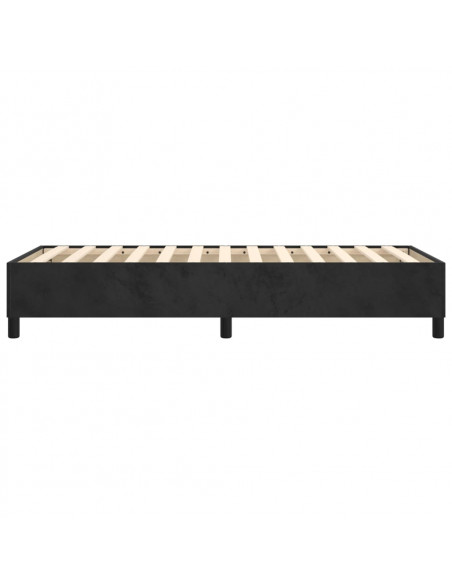 Giroletto Nero 90x190 cm in Velluto