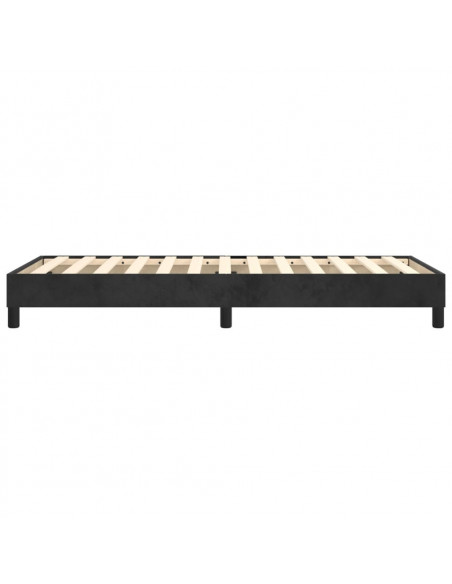 Giroletto Nero 90x190 cm in Velluto