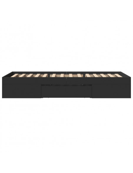 Giroletto Nero 90x200 cm in Legno Multistrato