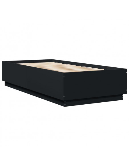 Giroletto Nero 90x200 cm in Legno Multistrato