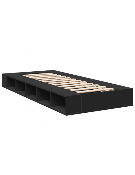 Giroletto Nero 90x200 cm in Legno Multistrato