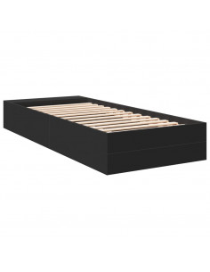 Giroletto Nero 90x200 cm in Legno Multistrato