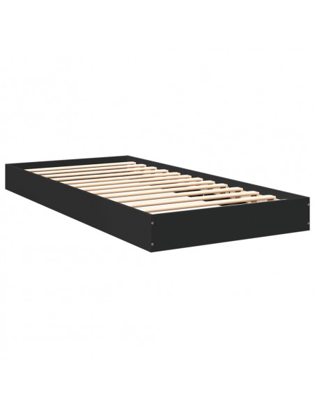 Giroletto Nero 90x200 cm in Legno Multistrato