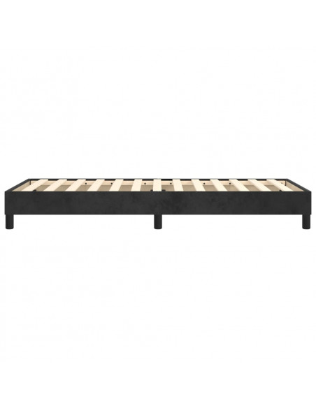 Giroletto Nero 90x200 cm in Velluto