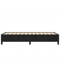 Giroletto Nero 90x200 cm in Velluto