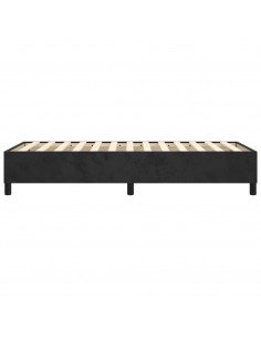 Giroletto Nero 90x200 cm in Velluto