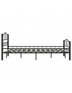 Giroletto Nero in Acciaio 140x200 cm