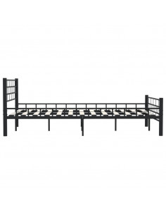 Giroletto Nero in Acciaio 140x200 cm