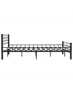 Giroletto Nero in Acciaio 160x200 cm