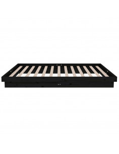 Giroletto Nero in Legno Massello 120x200 cm