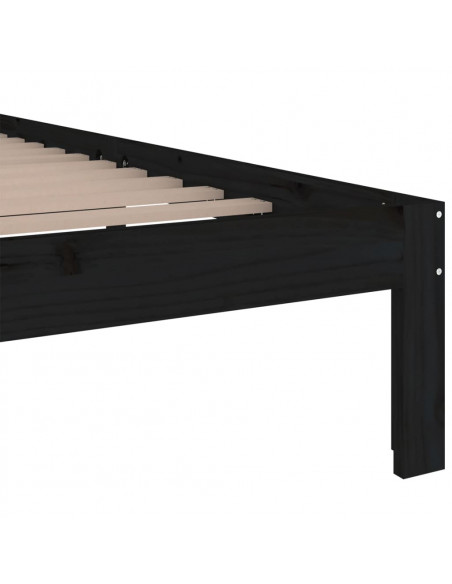 Giroletto Nero in Legno Massello 200x200 cm