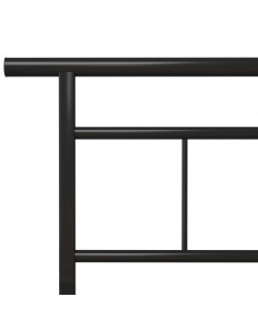 Giroletto Nero in Metallo 100x200 cm