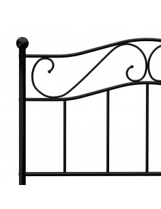 Giroletto Nero in Metallo 100x200 cm