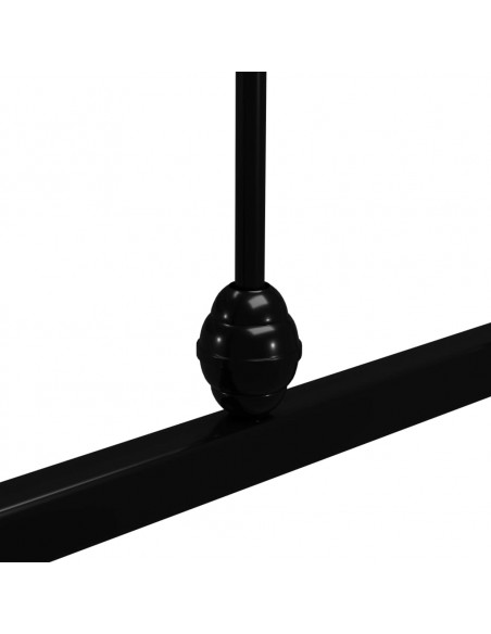 Giroletto Nero in Metallo 100x200 cm