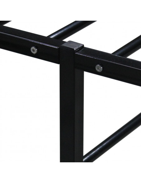 Giroletto Nero in Metallo 100x200 cm