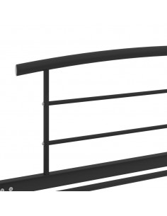 Giroletto Nero in Metallo 100x200 cm