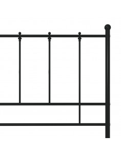 Giroletto Nero in Metallo 120x200 cm