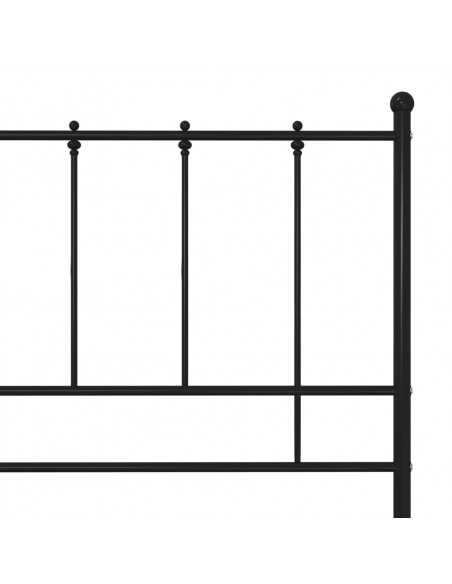 Giroletto Nero in Metallo 120x200 cm