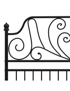 Giroletto Nero in Metallo 120x200 cm