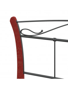 Giroletto Nero in Metallo 120x200 cm