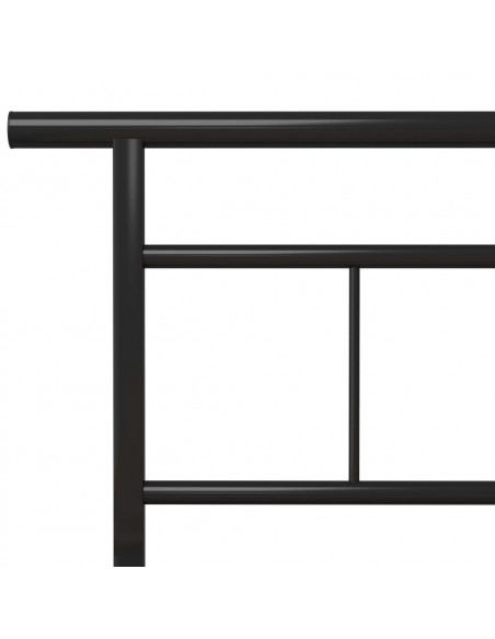 Giroletto Nero in Metallo 120x200 cm
